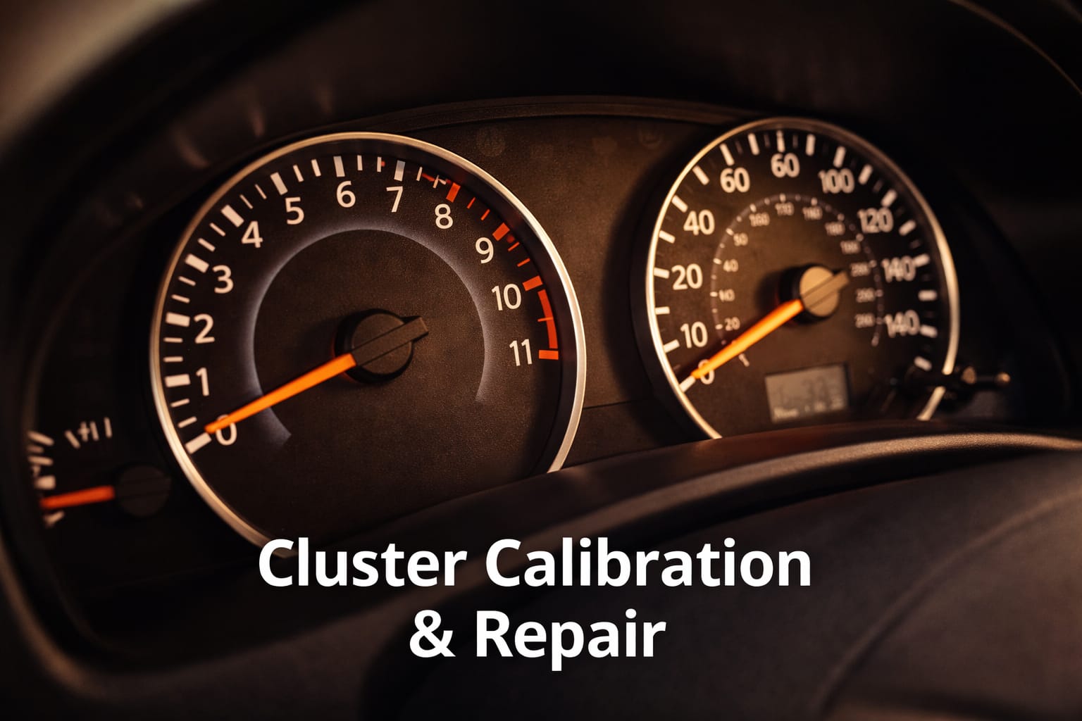 Instrument cluster calibration and repair